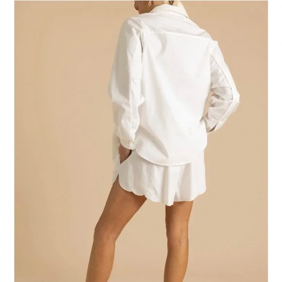 Zimmermann 2-Piece NWOT DAYLIGHT EMBROIDERED SHIRT + Shorts - Picture 3 of 14